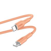 PURO ICON Soft Cable – Kabel USB-C do USB-C 1.5 m (Apricot) PURO ICON Soft Cable – Kabel USB-C do USB-C 1.5 m (Apricot)