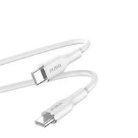 PURO ICON Soft Cable – Kabel USB-C do USB-C 1.5 m (White) PURO ICON Soft Cable – Kabel USB-C do USB-C 1.5 m (White)