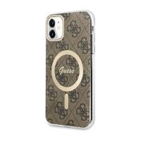 Guess 4G MagSafe - Etui iPhone 11 (Brązowy) Guess 4G MagSafe - Etui iPhone 11 (Brązowy)