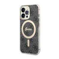 Guess 4G MagSafe - Etui iPhone 13 Pro (Czarny) Guess 4G MagSafe - Etui iPhone 13 Pro (Czarny)