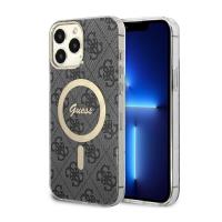 Guess 4G MagSafe - Etui iPhone 13 Pro Max (Czarny) Guess 4G MagSafe - Etui iPhone 13 Pro Max (Czarny)