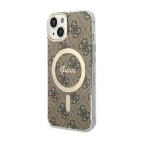 Guess 4G MagSafe - Etui iPhone 14 Plus (Brązowy) Guess 4G MagSafe - Etui iPhone 14 Plus (Brązowy)