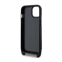 Karl Lagerfeld Crosssbody NFT Saffiano Karl & Choupette - Etui iPhone 14 Plus (Czarny)