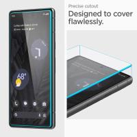 Spigen Alm Glas.TR 2-Pack - Szkło hartowane do Google Pixel 7A (2 szt.) (Przezroczysty)