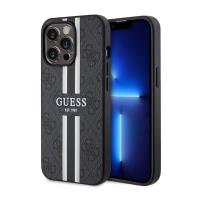 Guess 4G Printed Stripes MagSafe - Etui iPhone 13 Pro (Czarny)