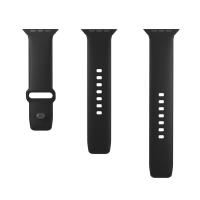 PURO ICON - Elastyczny pasek do Apple Watch 38/40/41/42 mm (S/M & M/L) (Black)