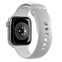 PURO ICON - Elastyczny pasek do Apple Watch 44/45/46/49 mm (S/M & M/L) (White)