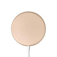 Crong MagSpot Wireless Charger – Aluminiowa ładowarka indukcyjna MagSafe 15W (Gold)