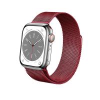 Crong Milano Steel – Pasek ze stali nierdzewnej do Apple Watch 38/40/41/42 mm (czerwony) Crong Milano Steel – Pasek ze stali nierdzewnej do Apple Watch 38/40/41/42 mm (czerwony)