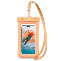 Spigen A610 Universal Waterproof Float Case - Etui do smartfonów do 6.9" (morelowy)