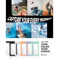 Spigen A610 Universal Waterproof Float Case - Etui do smartfonów do 6.9" (morelowy)