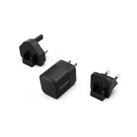 Energizer Ultimate - Ładowarka sieciowa podróżna Multiplug EU / UK / US GaN USB-C 20W PD (Czarny) Energizer Ultimate - Ładowarka sieciowa podróżna Multiplug EU / UK / US GaN USB-C 20W PD (Czarny)