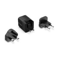 Energizer Ultimate - Ładowarka sieciowa podróżna Multiplug EU / UK / US GaN USB-C 20W PD (Czarny)