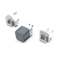 Energizer Ultimate - Ładowarka sieciowa podróżna Multiplug EU / UK / US GaN USB-C & USB-A 38W PD + QC3.0 (Srebrny) Energizer Ultimate - Ładowarka sieciowa podróżna Multiplug EU / UK / US GaN USB-C & USB-A 38W PD + QC3.0 (Srebrny)