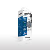 Energizer Ultimate - Ładowarka sieciowa podróżna Multiplug EU / UK / US GaN USB-C & USB-A 38W PD + QC3.0 (Srebrny)