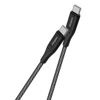 Energizer Ultimate - Kabel połączeniowy USB-C do USB-C 100W 2m (Czarny)