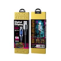 WEKOME WDC-166 Sakin Series - Kabel połączeniowy USB-A do Lightning 6A Fast Charging 1 m (Tarnish)
