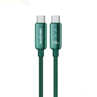 WEKOME WDC-193 Vanguard Series - Kabel połączeniowy USB-C do USB-C Super Fast Charging 100W 1 m (Zielony) WEKOME WDC-193 Vanguard Series - Kabel połączeniowy USB-C do USB-C Super Fast Charging 100W 1 m (Zielony)