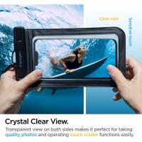 Spigen A601 Universal Waterproof Case - Etui do smartfonów do 6.9" (Czarny)
