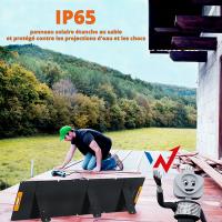 Wonder Ws210 - Panel słoneczny / Ładowarka solarna 210W z wyjściem MC4 (Czarny)