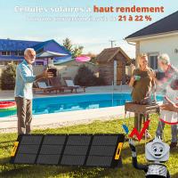 Wonder Ws210 - Panel słoneczny / Ładowarka solarna 210W z wyjściem MC4 (Czarny)