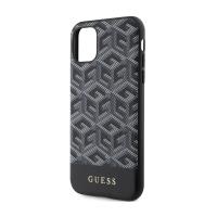 Guess GCube Stripes MagSafe - Etui iPhone 11 (Czarny)