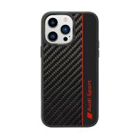 Audi Carbon Fiber Stripe - Etui iPhone 14 Pro (Czarny) Audi Carbon Fiber Stripe - Etui iPhone 14 Pro (Czarny)