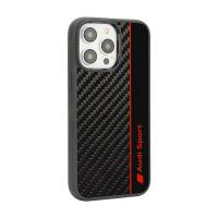 Audi Carbon Fiber Stripe - Etui iPhone 14 Pro Max (Czarny)