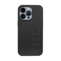 Audi Synthetic Leather - Etui iPhone 13 Pro (Czarny)