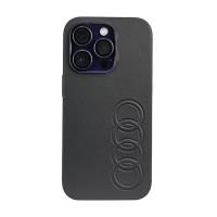 Audi Synthetic Leather - Etui iPhone 14 Pro (Czarny) Audi Synthetic Leather - Etui iPhone 14 Pro (Czarny)