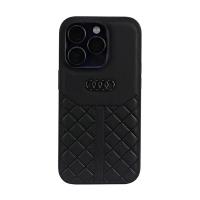 Audi Genuine Leather - Etui iPhone 14 Pro (Czarny) Audi Genuine Leather - Etui iPhone 14 Pro (Czarny)