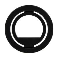 Guess MagSafe Ring Stand Rhinestone - Magnetyczny uchwyt na palec do telefonu z funkcją standu (Czarny)