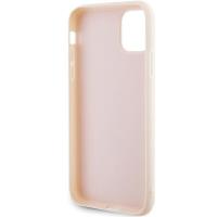 Karl Lagerfeld 3D Rubber Glitter Logo - Etui iPhone 11 (Różowy)