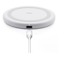 PURO Wireless Charging Station QI - Bezprzewodowa ładowarka indukcyjna Qi (biały)