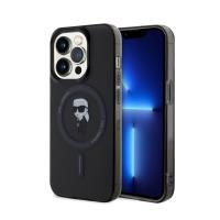 Karl Lagerfeld IML Ikonik MagSafe - Etui iPhone 15 Pro (czarny) Karl Lagerfeld IML Ikonik MagSafe - Etui iPhone 15 Pro (czarny)