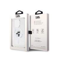 Karl Lagerfeld Karl & Choupette Glitter Magsafe - Etui iPhone 15 Pro (przezroczysty)