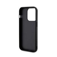 Karl Lagerfeld 3D Rubber Glitter Logo - Etui iPhone 15 Pro (czarny)