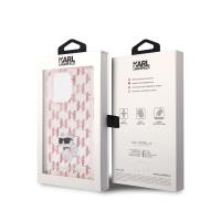 Karl Lagerfeld Monogram Choupette - Etui iPhone 15 Pro Max (różowy)