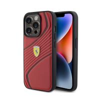 Ferrari Twist Metal Logo - Etui iPhone 15 Pro (czerwony) Ferrari Twist Metal Logo - Etui iPhone 15 Pro (czerwony)