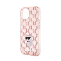 Karl Lagerfeld Monogram Choupette - Etui iPhone 15 (różowy)