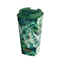 Quokka Vaso Cafe Doble Pared - Kubek z podwójnymi ściankami 450 ml (Jungle)