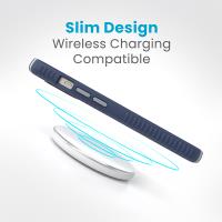 Speck Presidio2 Grip - Etui iPhone 16e / iPhone 15 / iPhone 14 / iPhone 13 (Coastal Blue / Dust Grey / White)