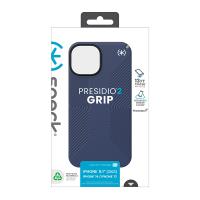 Speck Presidio2 Grip - Etui iPhone 16e / iPhone 15 / iPhone 14 / iPhone 13 (Coastal Blue / Dust Grey / White)