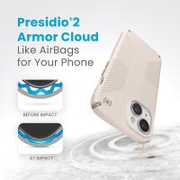 Speck Presidio2 Grip - Etui iPhone 16e /  iPhone 15 / iPhone 14 / iPhone 13 (Bleached Bone / Heirloom Gold / Hazel Brown)