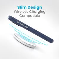 Speck Presidio2 Grip - Etui iPhone 15 Pro (Coastal Blue / Dust Grey / White)