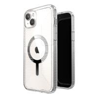 Speck Gemshell Grip + MagSafe - Etui do iPhone 15 Plus / iPhone 14 Plus (Clear / Chrome Finish) Speck Gemshell Grip + MagSafe - Etui do iPhone 15 Plus / iPhone 14 Plus (Clear / Chrome Finish)