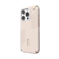 Speck Presidio2 Grip ClickLock & MagSafe - Etui iPhone 15 Pro (Bleached Bone / Heirloom Gold / Hazel Brown)