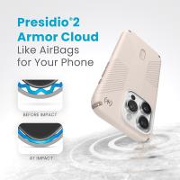 Speck Presidio2 Grip ClickLock & MagSafe - Etui iPhone 15 Pro (Bleached Bone / Heirloom Gold / Hazel Brown)