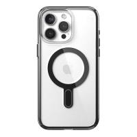 Speck Presidio Perfect-Clear ClickLock & MagSafe - Etui iPhone 15 Pro Max (Clear / Frosted Black / Slate Grey)