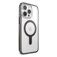 Speck Presidio Perfect-Clear ClickLock & MagSafe - Etui iPhone 15 Pro Max (Clear / Frosted Black / Slate Grey)